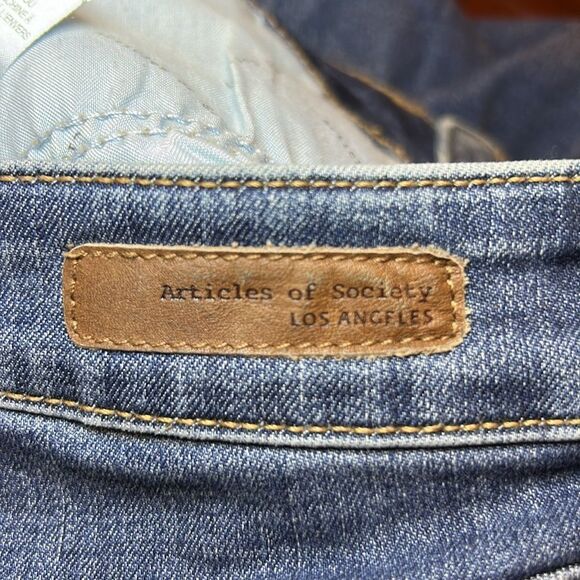 Articles of Society raw hem skinny jeans Size 3 EUC - Picture 9 of 11